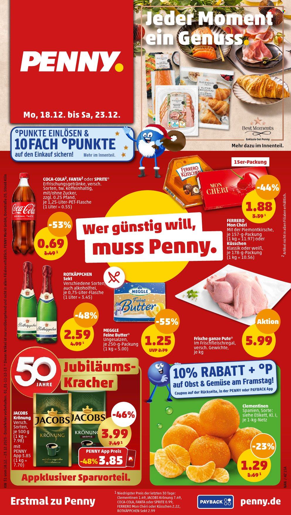 Penny Prospekte  - 18.12.2023 - 23.12.2023. Seite 1