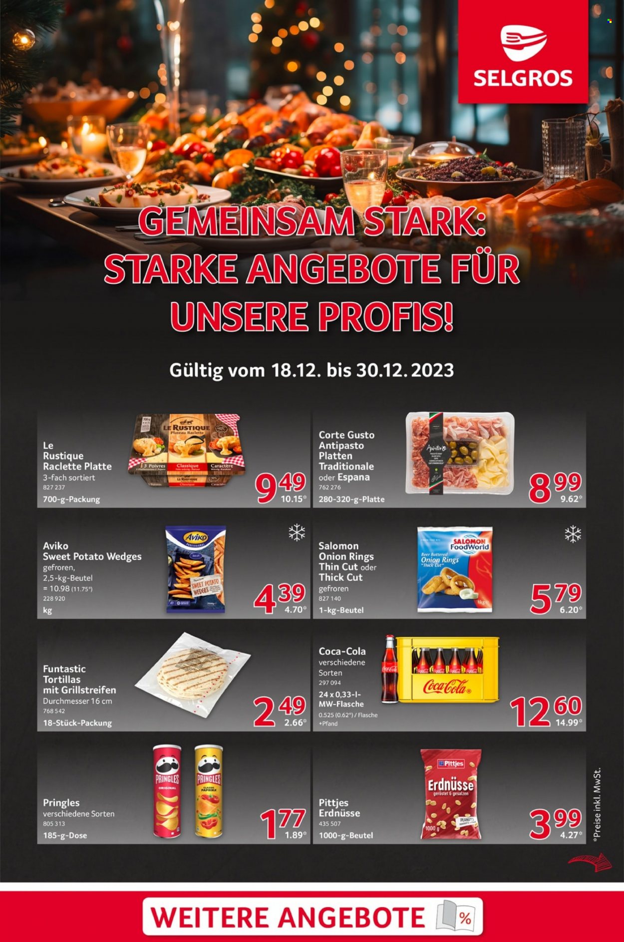 Selgros Prospekte  - 18.12.2023 - 30.12.2023. Seite 1