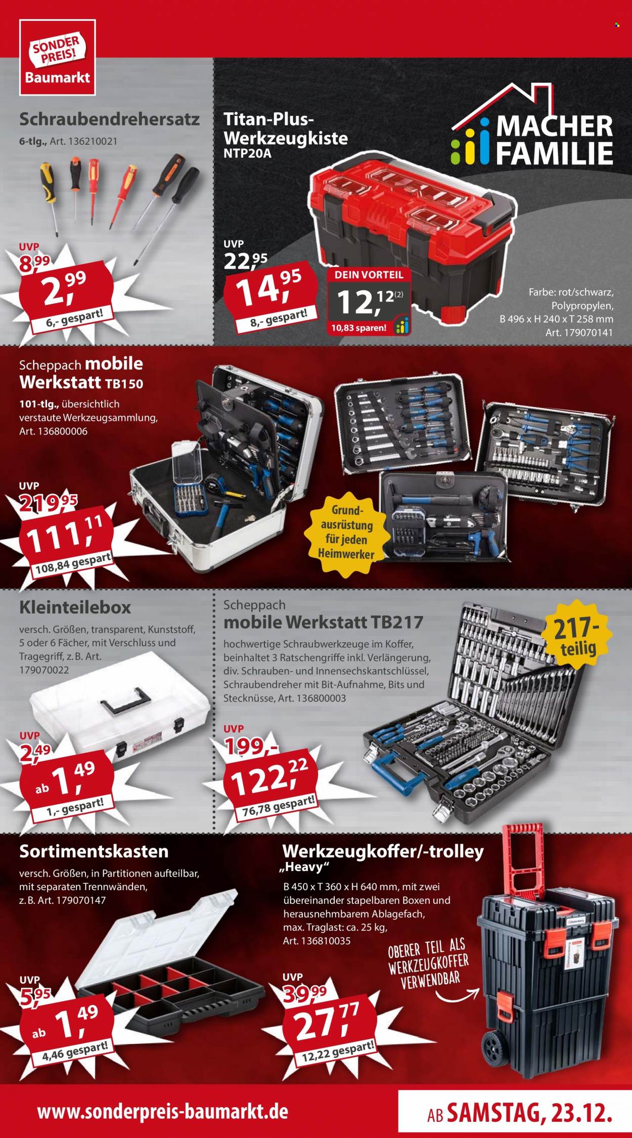 Sonderpreis-Baumarkt Prospekte  - 23.12.2023 - 29.12.2023. Seite 11