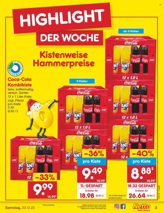 Netto Marken-Discount Prospekte  - 18.12.2023 - 23.12.2023. Seite 3