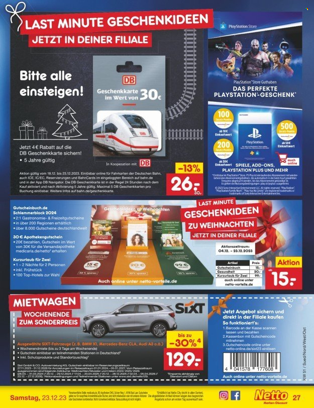 Netto Marken-Discount Prospekte  - 18.12.2023 - 23.12.2023. Seite 31