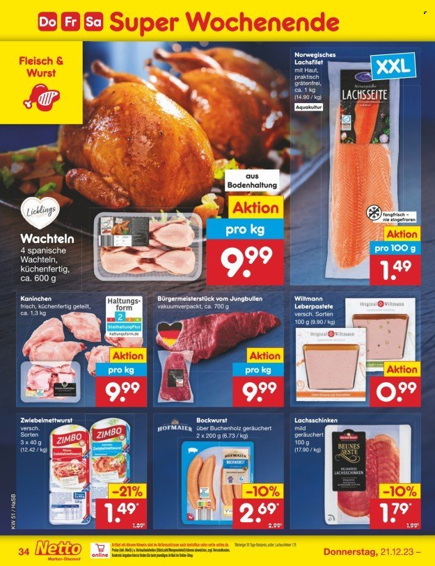 Netto Marken-Discount Prospekte  - 18.12.2023 - 23.12.2023. Seite 38