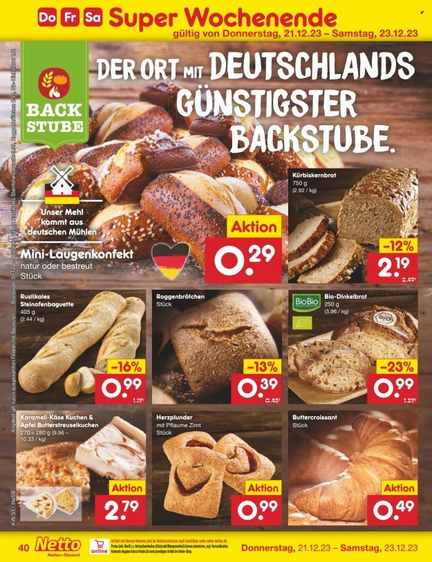 Netto Marken-Discount Prospekte  - 18.12.2023 - 23.12.2023. Seite 44
