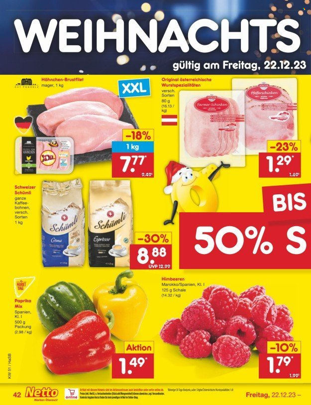 Netto Marken-Discount Prospekte  - 18.12.2023 - 23.12.2023. Seite 46