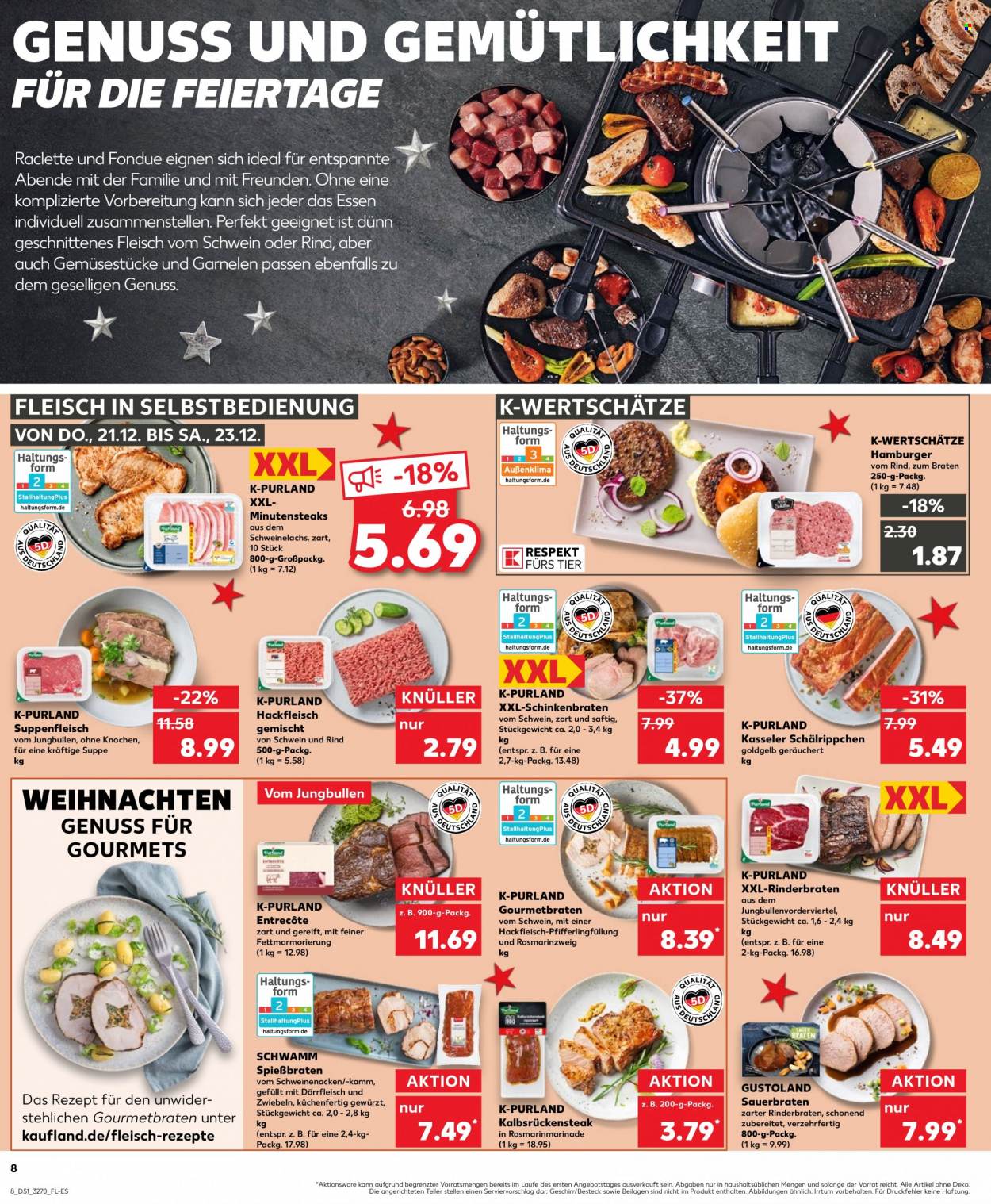 Kaufland Prospekte  - 21.12.2023 - 23.12.2023. Seite 8