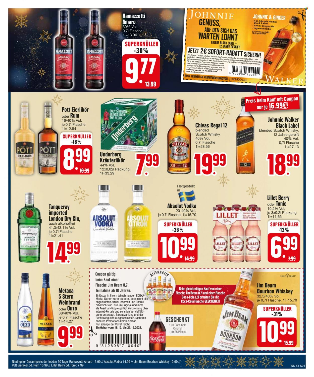 Edeka Prospekte  - 18.12.2023 - 23.12.2023. Seite 23