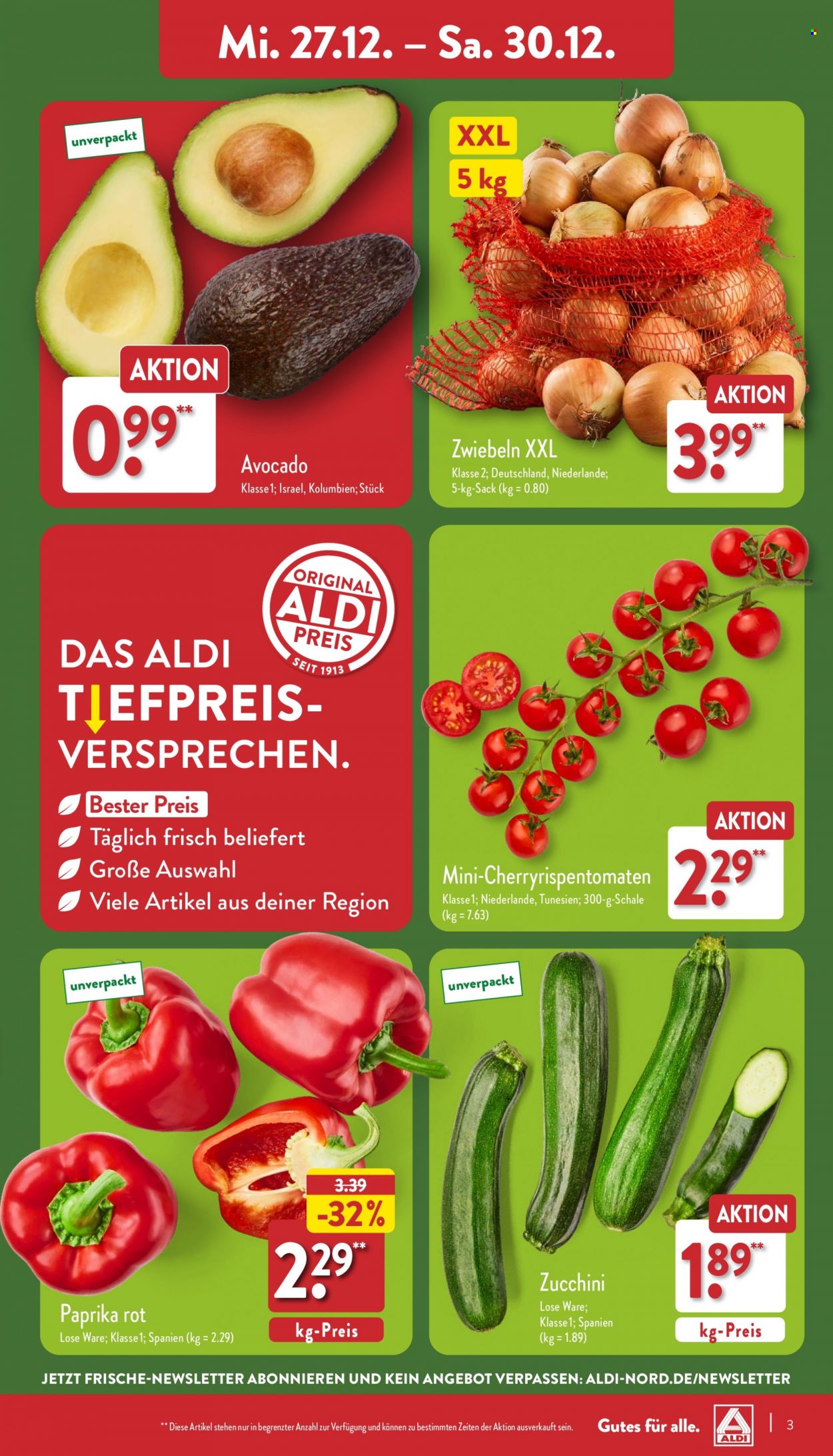 ALDI Nord Prospekte  - 27.12.2023 - 30.12.2023. Seite 3