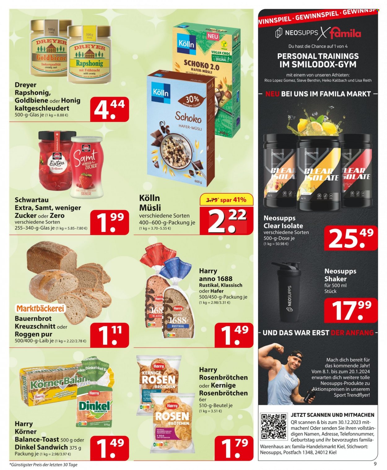 famila Prospekte  - 18.12.2023 - 23.12.2023. Seite 9