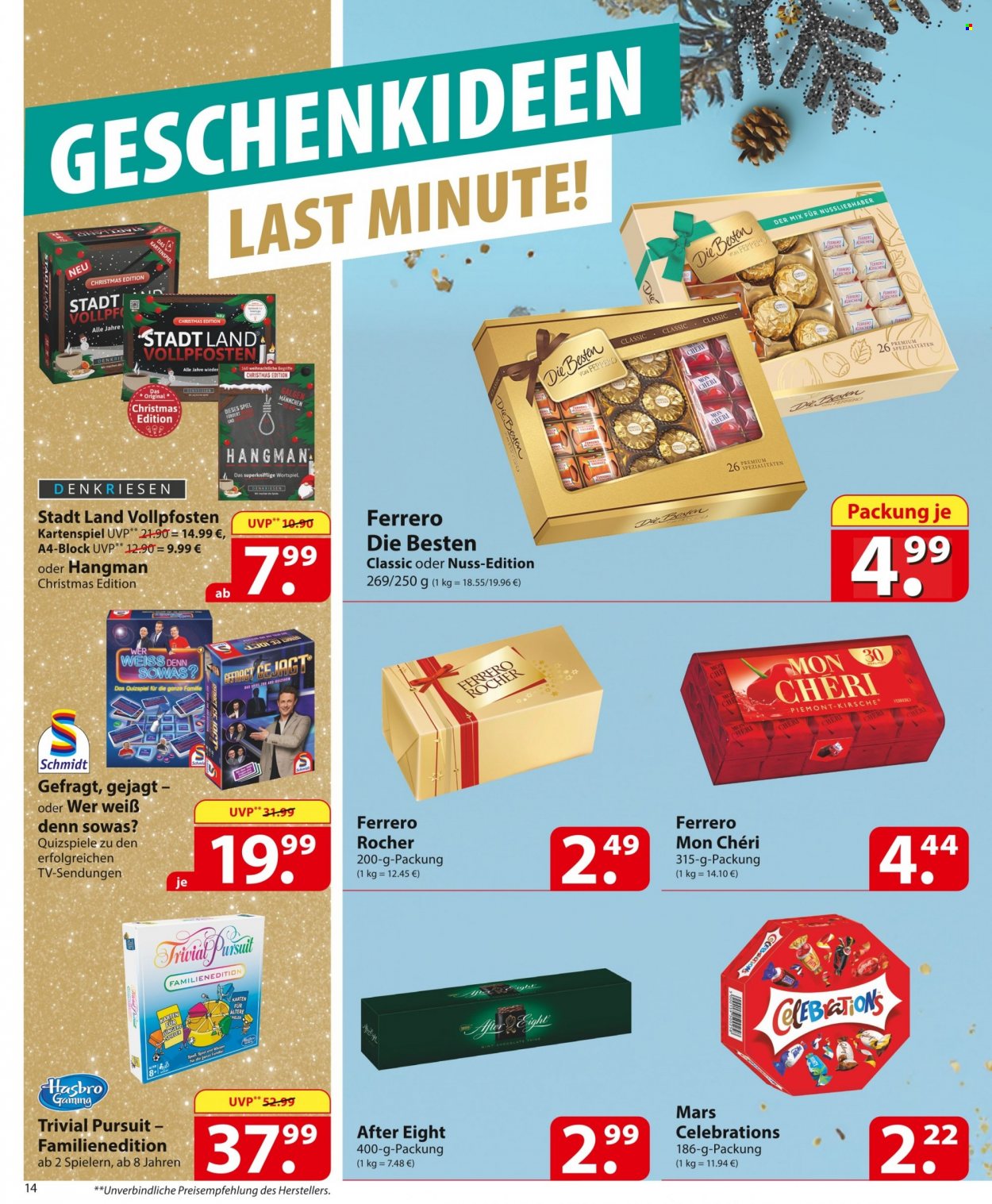 famila Prospekte  - 18.12.2023 - 23.12.2023. Seite 14