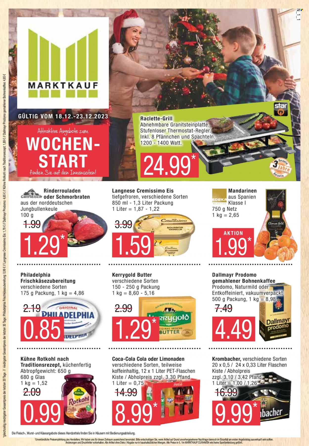 Marktkauf Prospekte  - 18.12.2023 - 23.12.2023. Seite 1