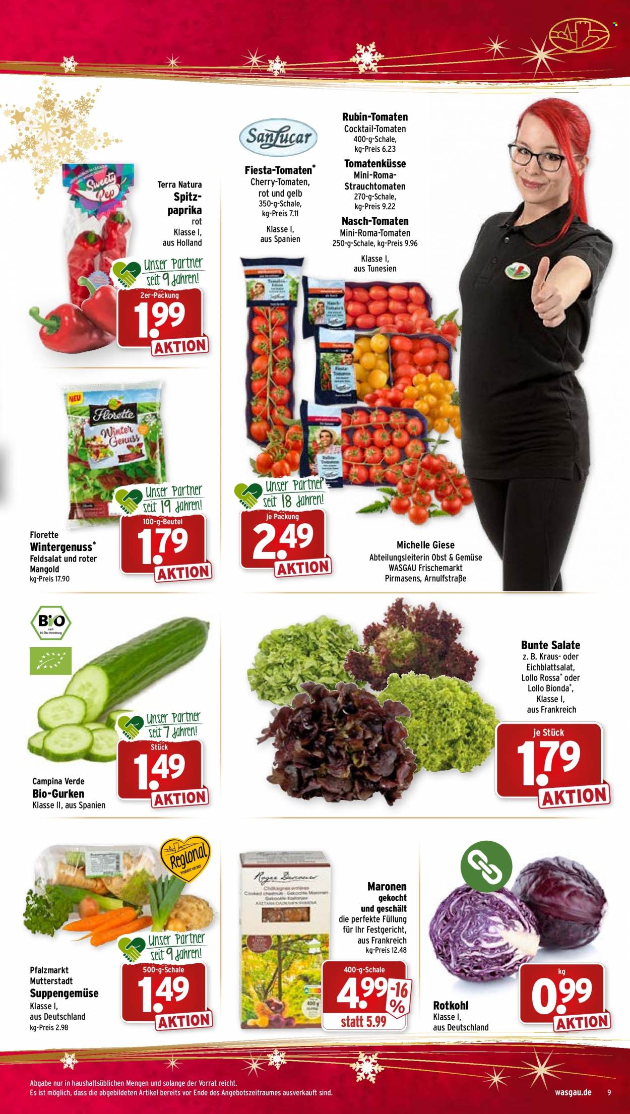 Wasgau Prospekte  - 18.12.2023 - 23.12.2023. Seite 9
