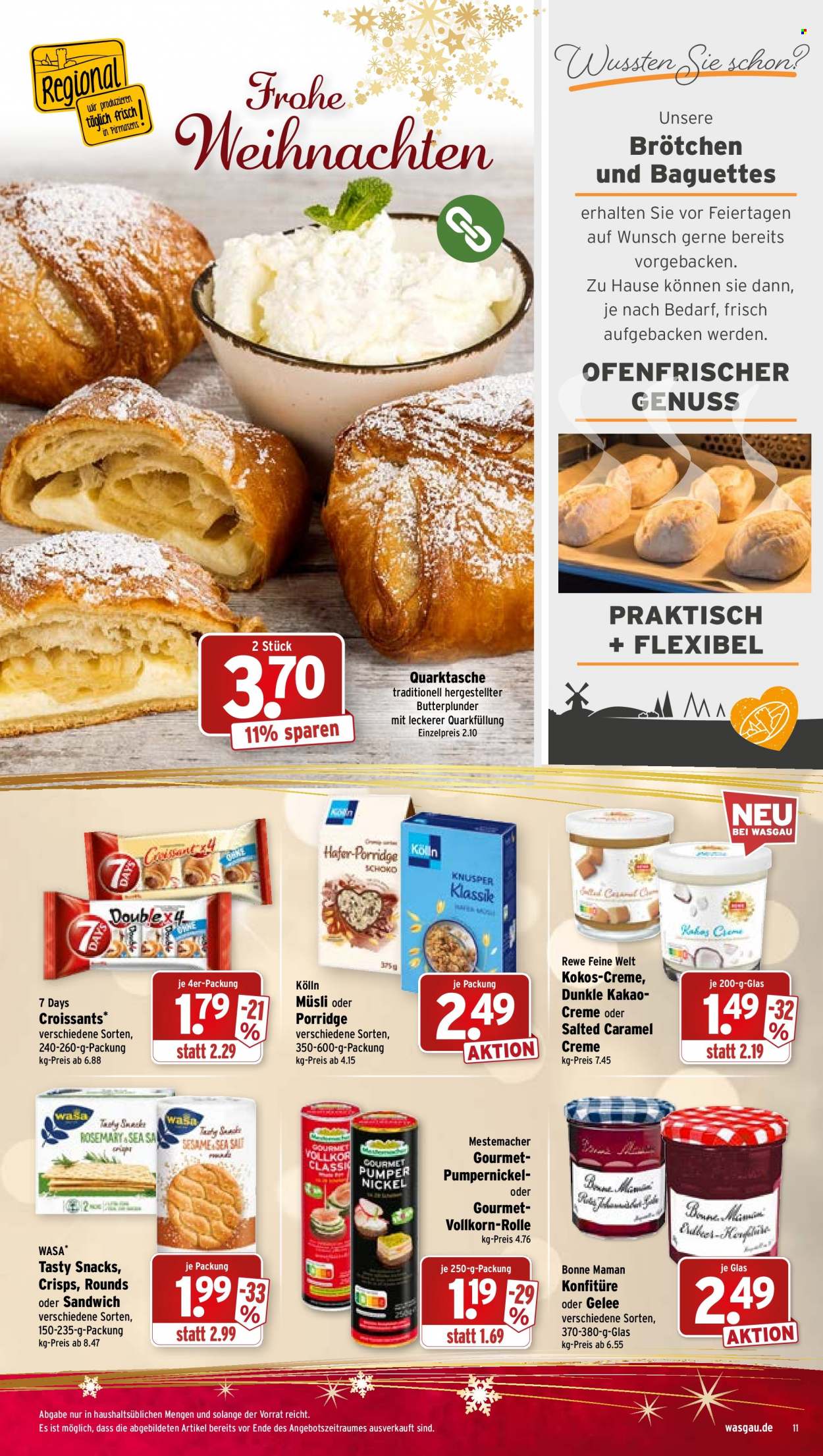 Wasgau Prospekte  - 18.12.2023 - 23.12.2023. Seite 11