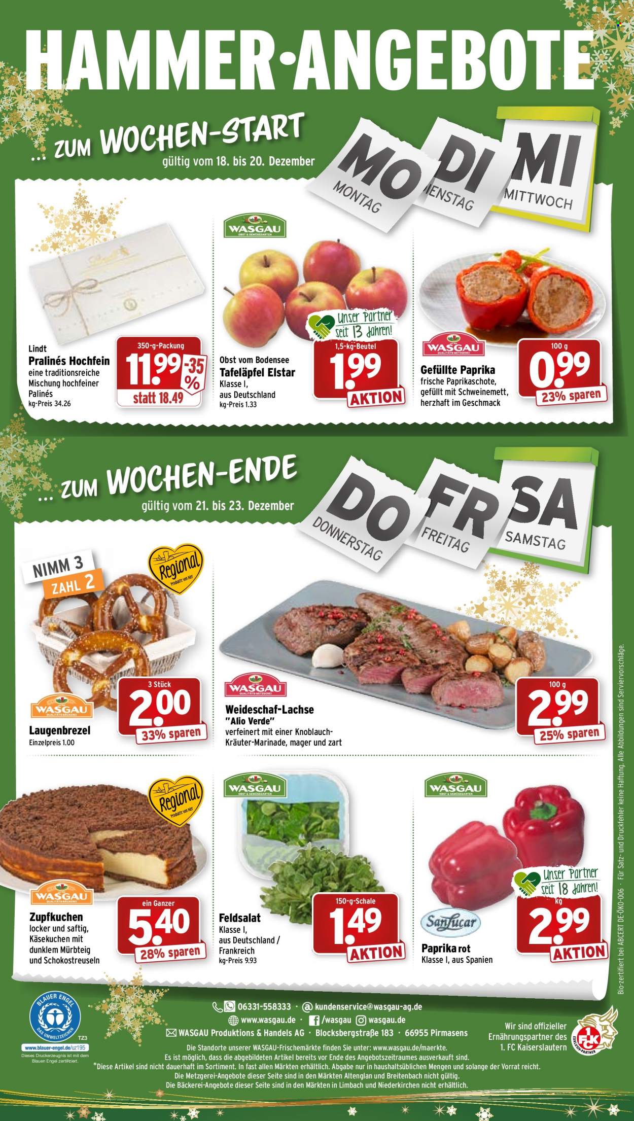 Wasgau Prospekte  - 18.12.2023 - 23.12.2023. Seite 28