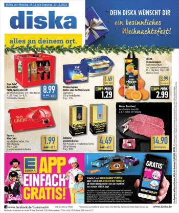 Prospekte Diska - 18.12.2023 - 23.12.2023.