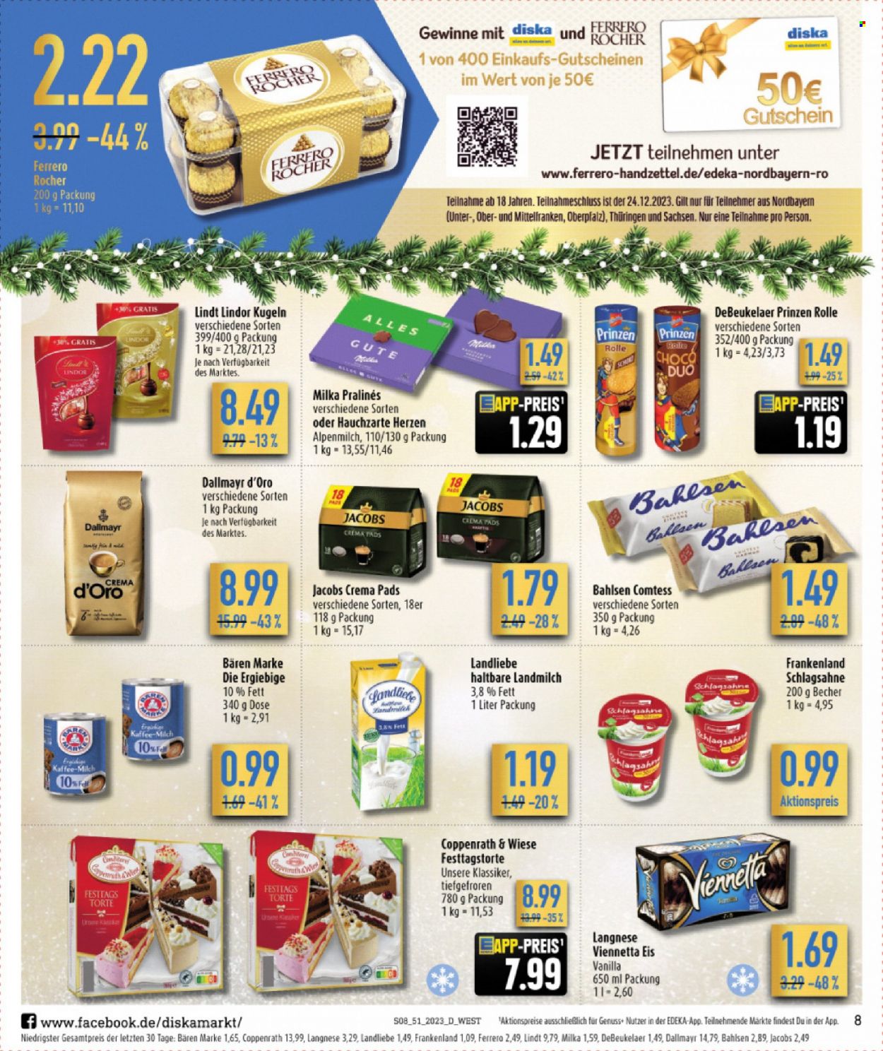 Diska Prospekte  - 18.12.2023 - 23.12.2023. Seite 8