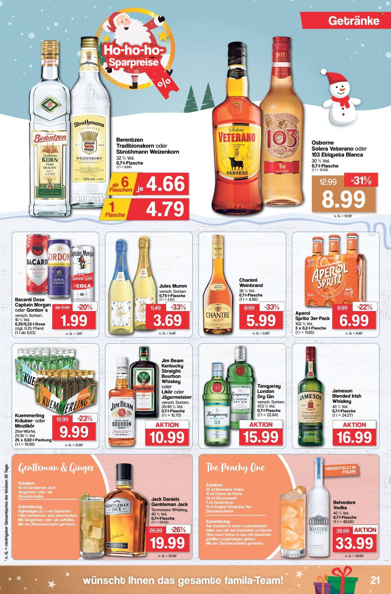 famila Prospekte  - 18.12.2023 - 23.12.2023. Seite 21