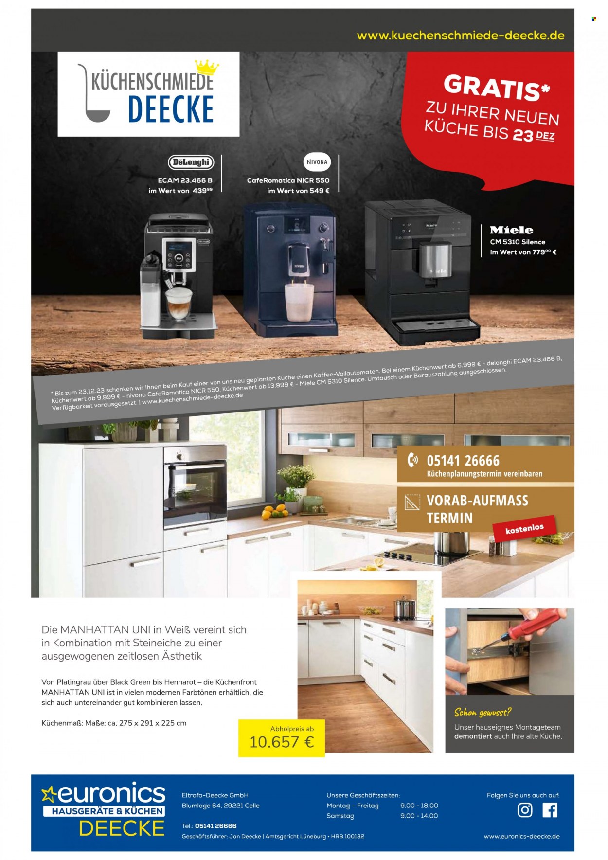 Euronics Prospekte  - 17.12.2023 - 24.12.2023. Seite 1