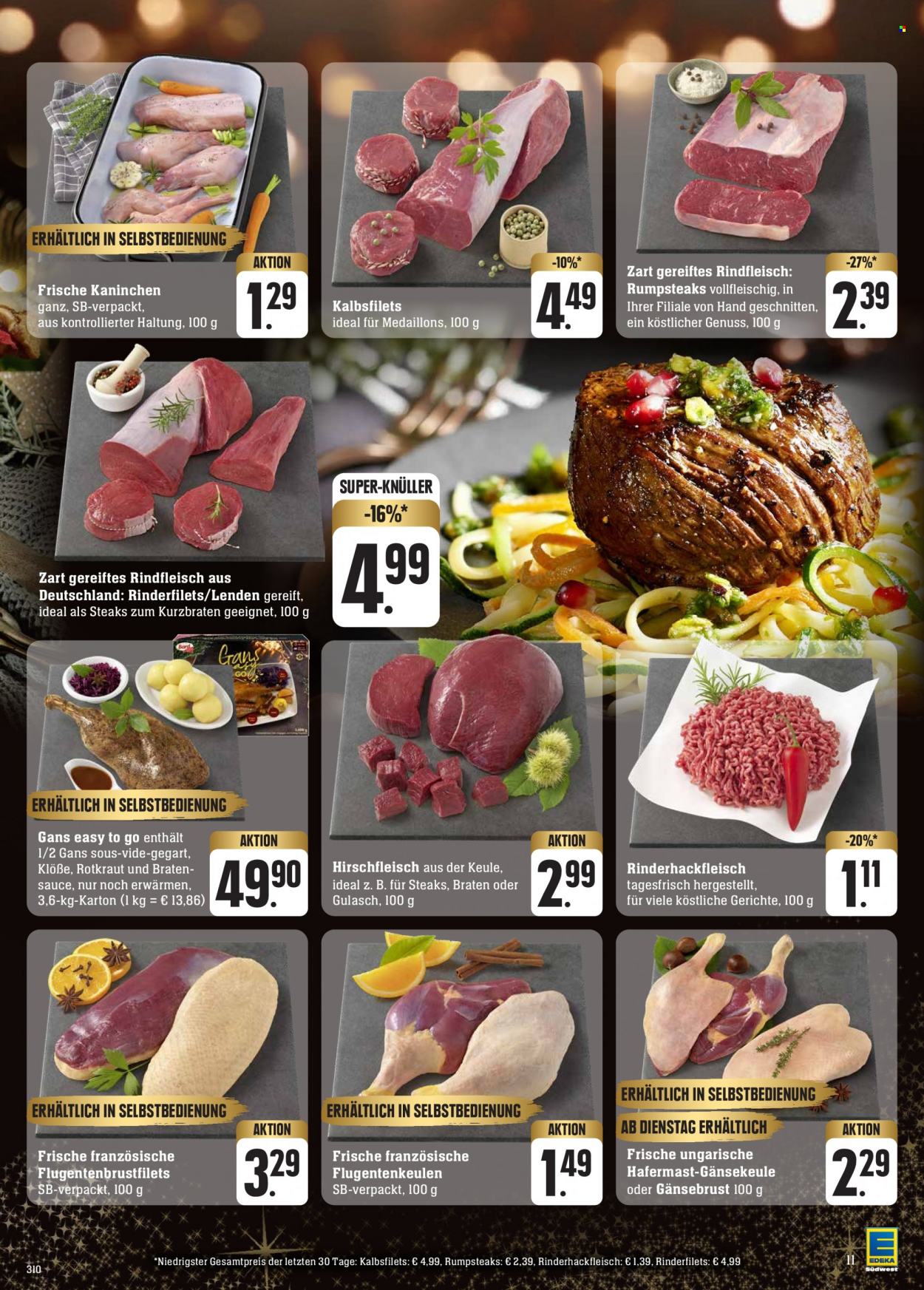 Edeka Prospekte  - 18.12.2023 - 23.12.2023. Seite 11