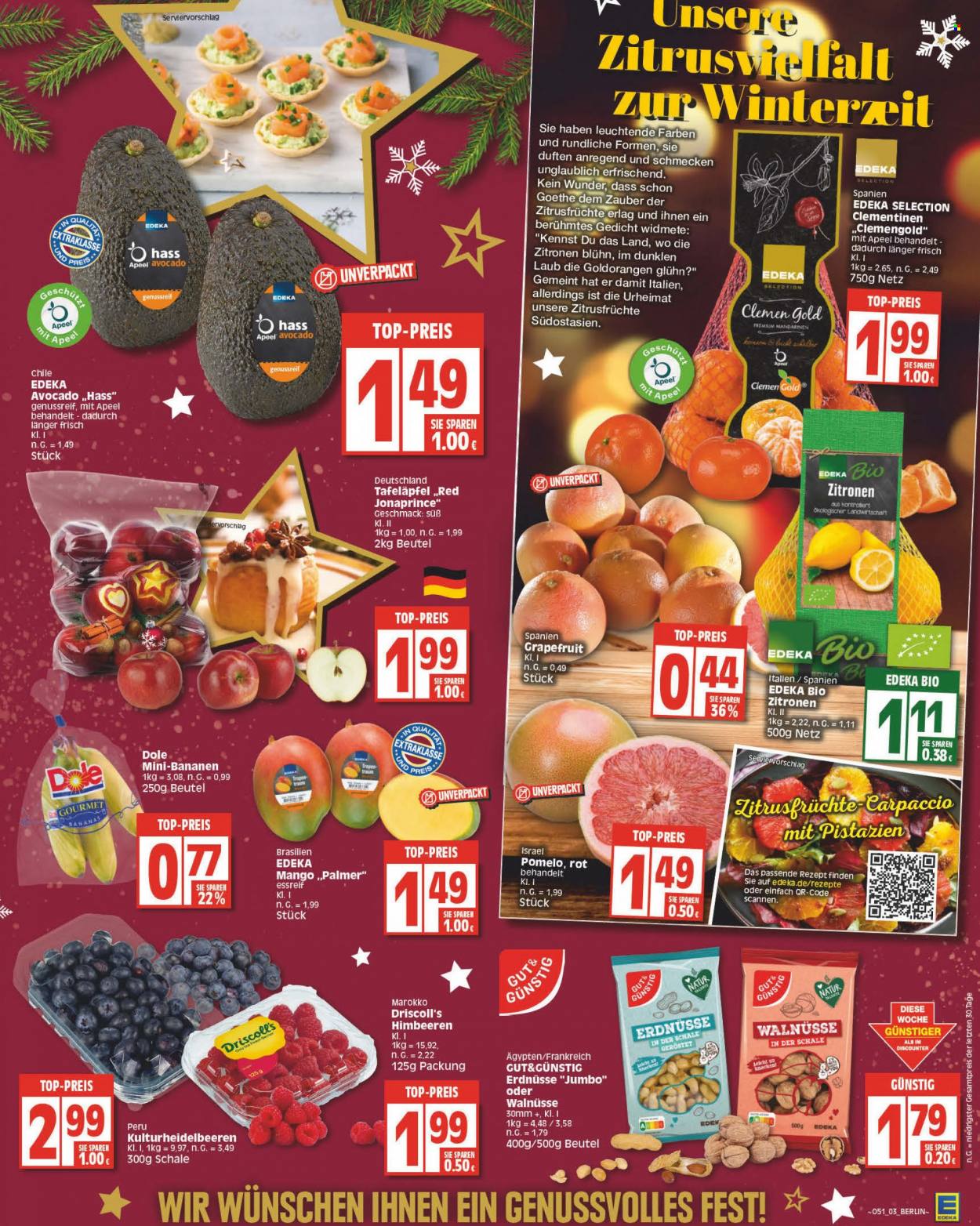 Edeka Prospekte  - 18.12.2023 - 23.12.2023. Seite 3