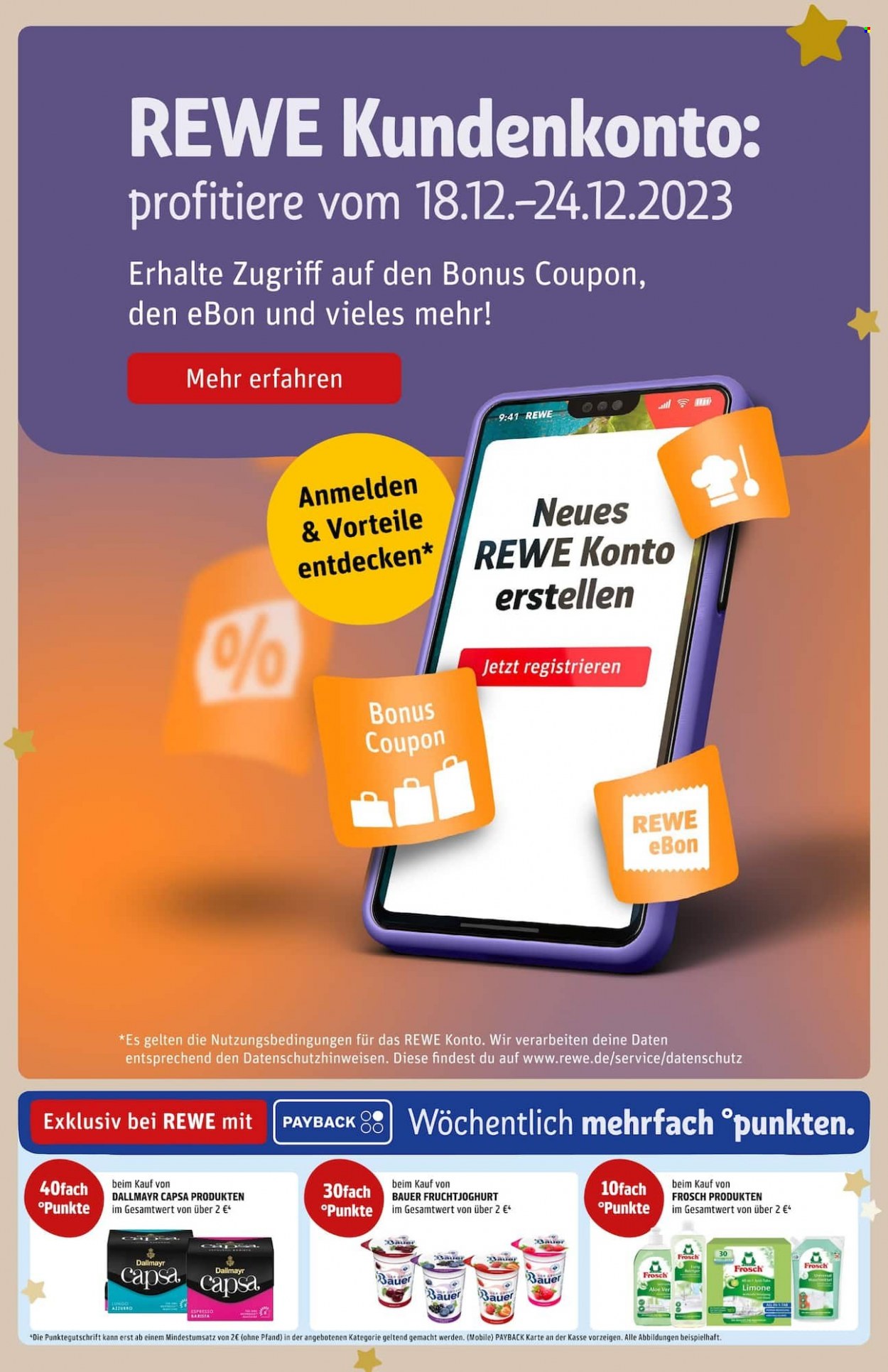 REWE Prospekte  - 18.12.2023 - 23.12.2023. Seite 23