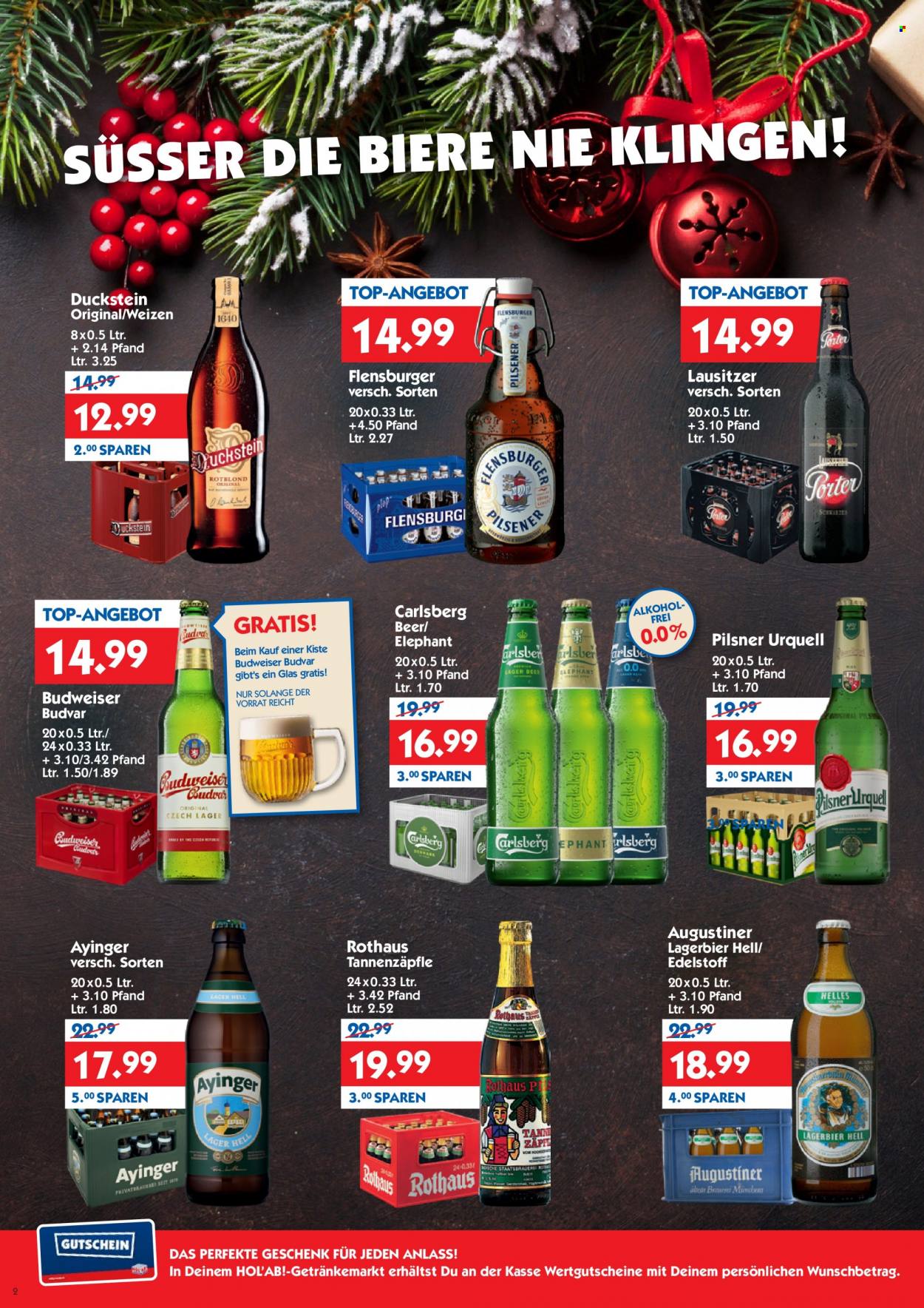 Hol'ab! Getränkemarkt Prospekte  - 18.12.2023 - 23.12.2023. Seite 2