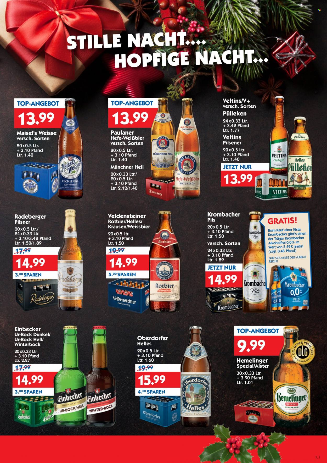 Hol'ab! Getränkemarkt Prospekte  - 18.12.2023 - 23.12.2023. Seite 3