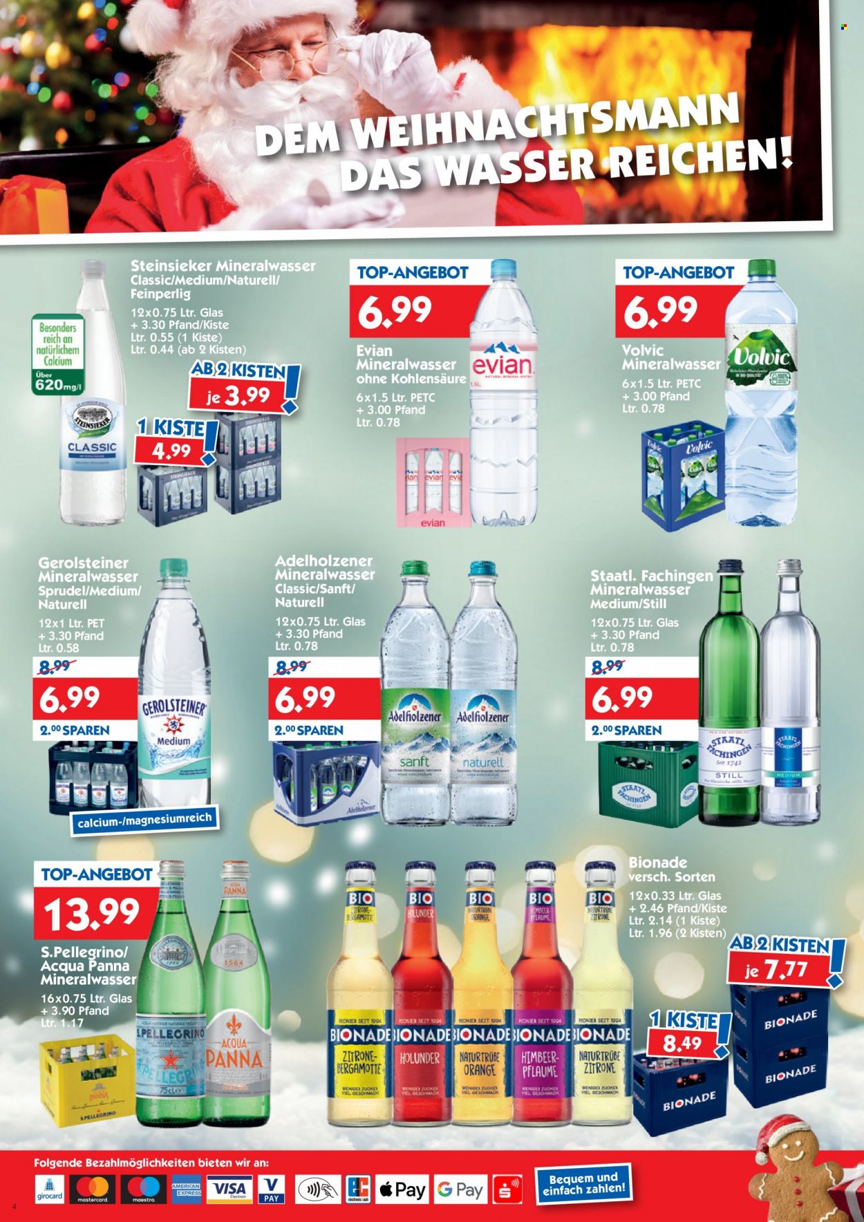Hol'ab! Getränkemarkt Prospekte  - 18.12.2023 - 23.12.2023. Seite 4