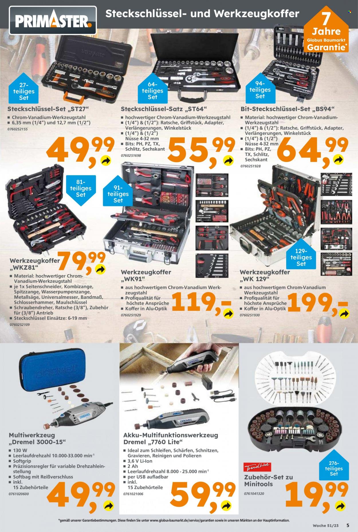 Globus Baumarkt Prospekte  - 18.12.2023 - 23.12.2023. Seite 5