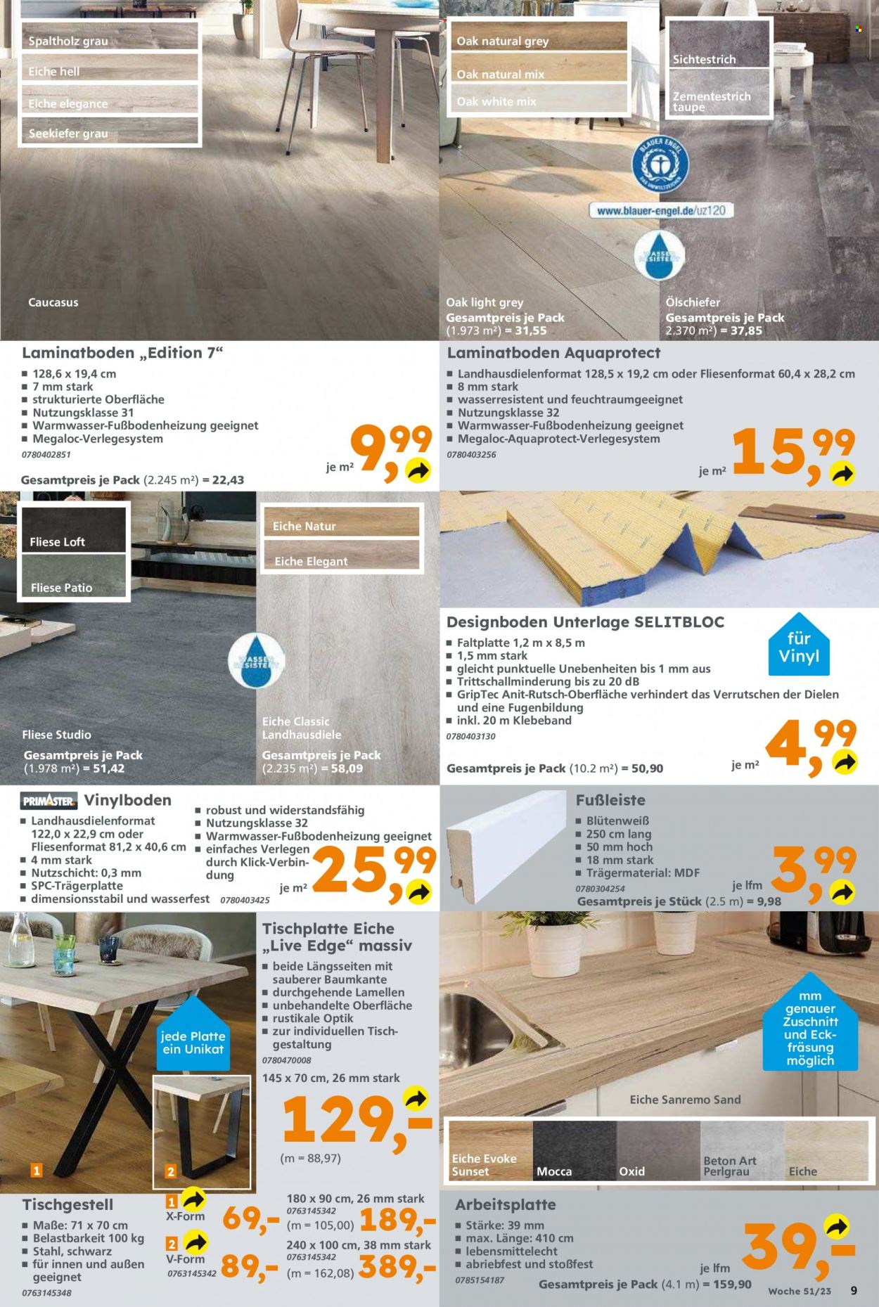 Globus Baumarkt Prospekte  - 18.12.2023 - 23.12.2023. Seite 9
