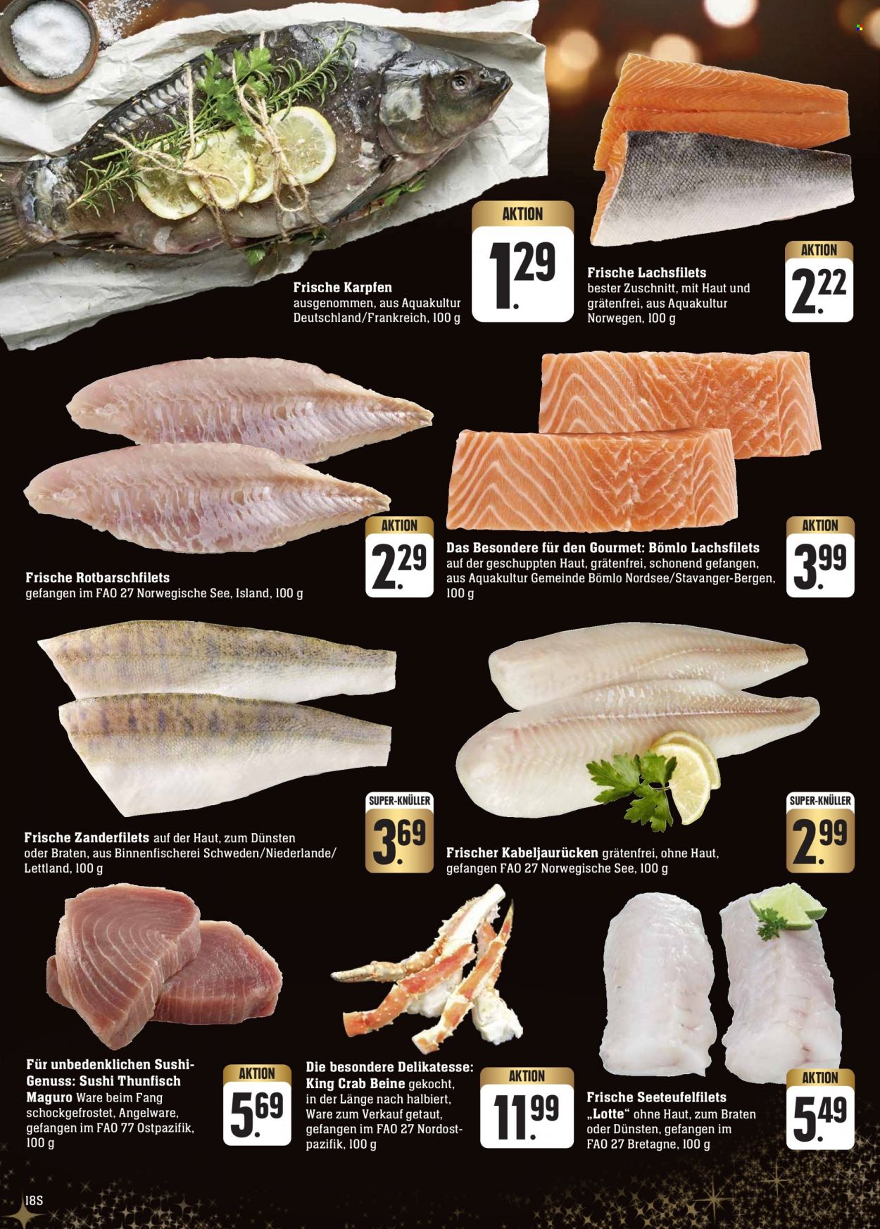 Edeka Prospekte  - 18.12.2023 - 23.12.2023. Seite 18
