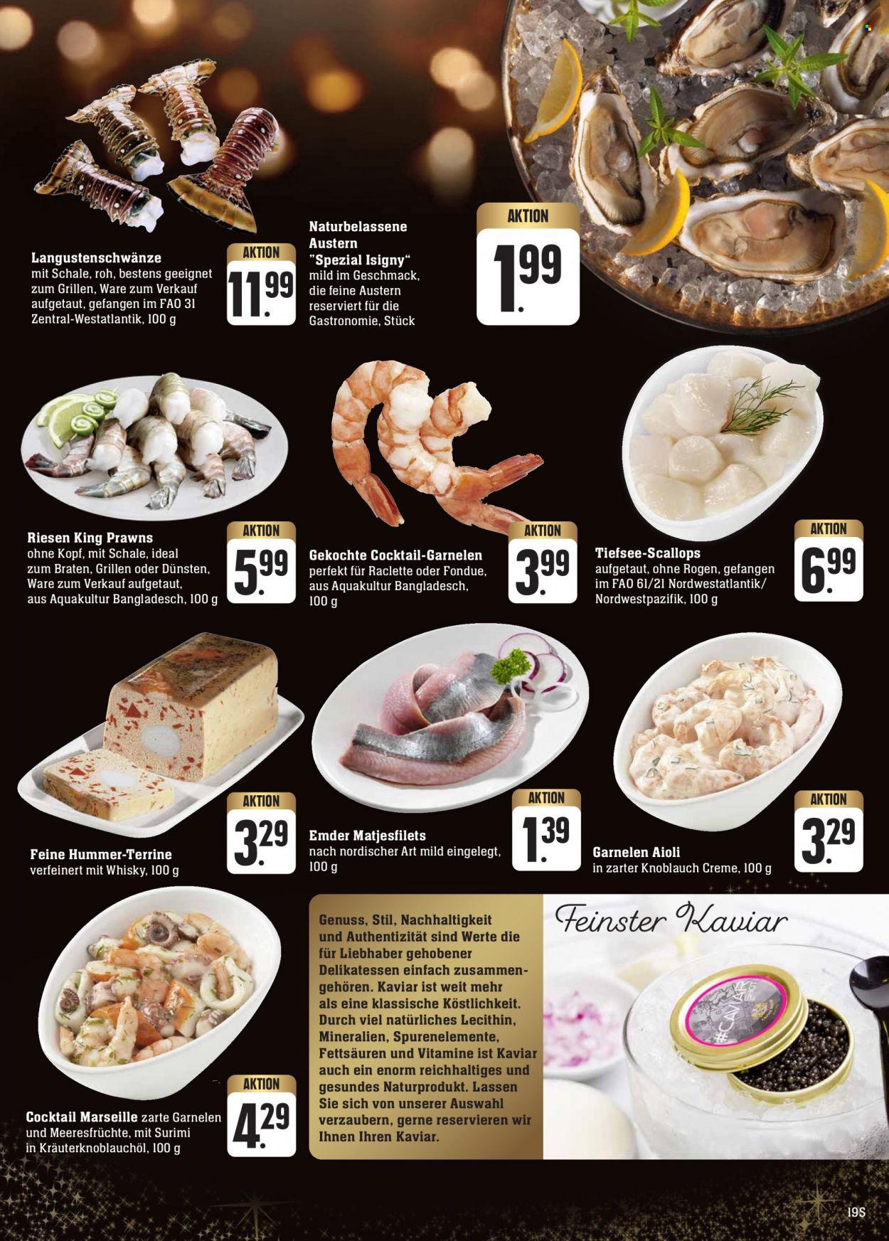 Edeka Prospekte  - 18.12.2023 - 23.12.2023. Seite 19