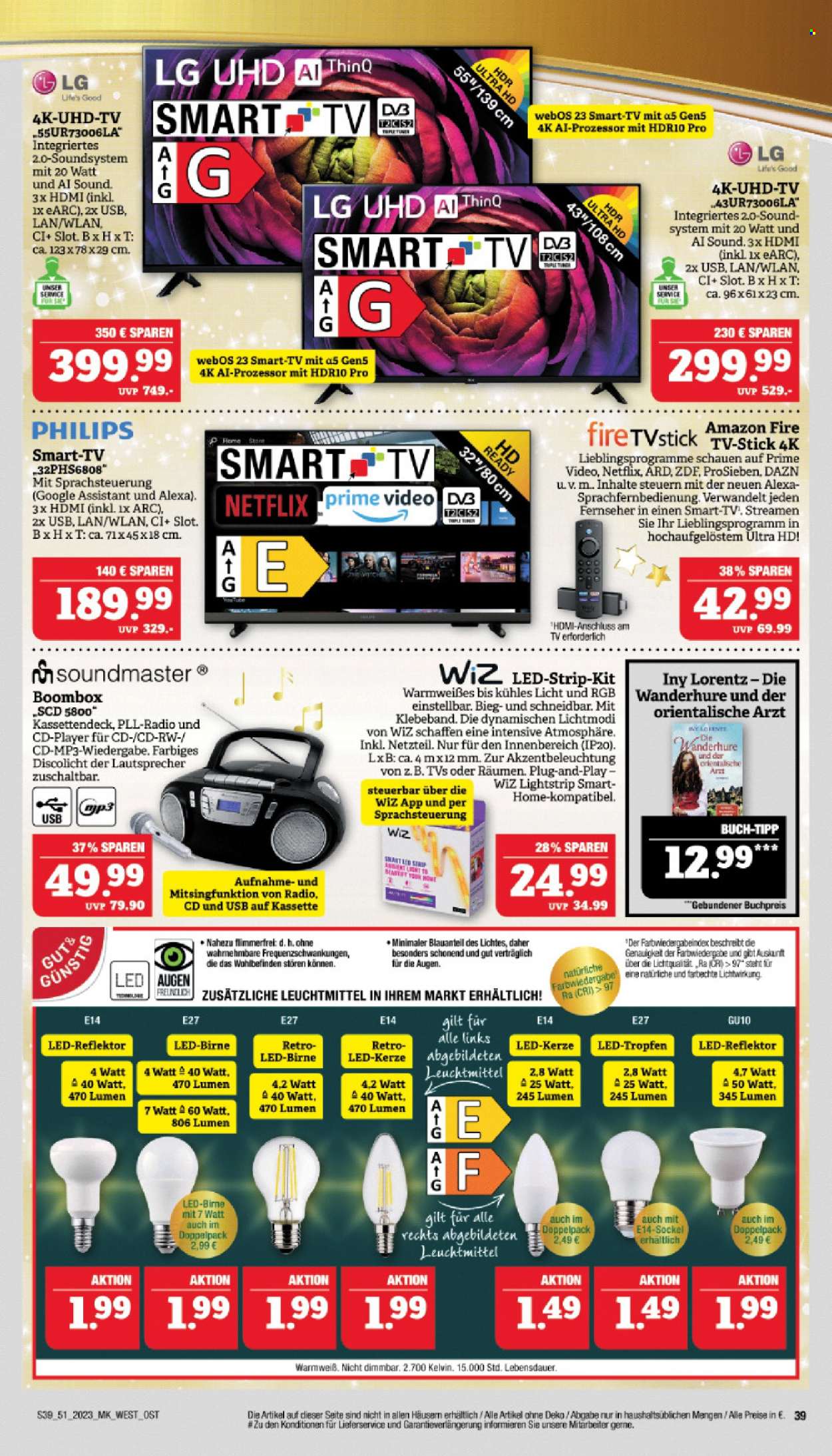 Marktkauf Prospekte  - 18.12.2023 - 23.12.2023. Seite 39