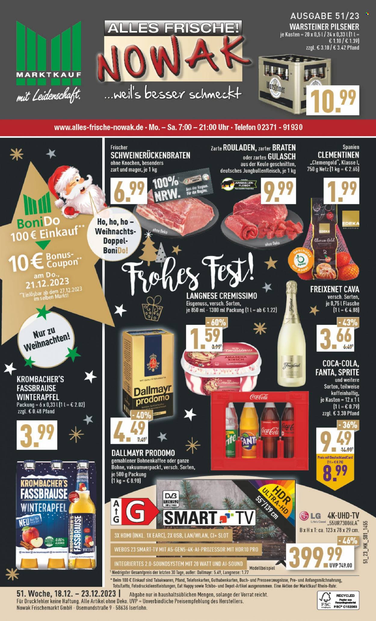 Marktkauf Prospekte  - 18.12.2023 - 23.12.2023. Seite 1