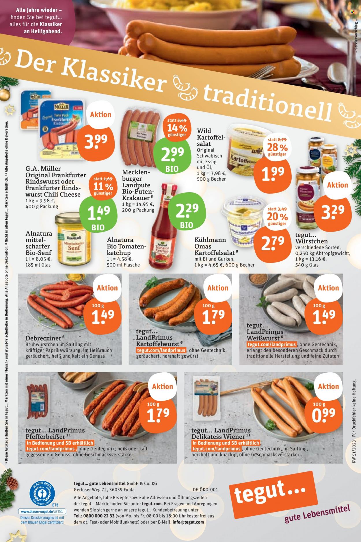 tegut... Prospekte  - 18.12.2023 - 23.12.2023. Seite 26