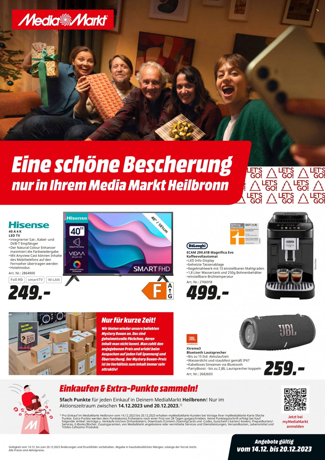 MediaMarkt Prospekte  - 14.12.2023 - 20.12.2023. Seite 1