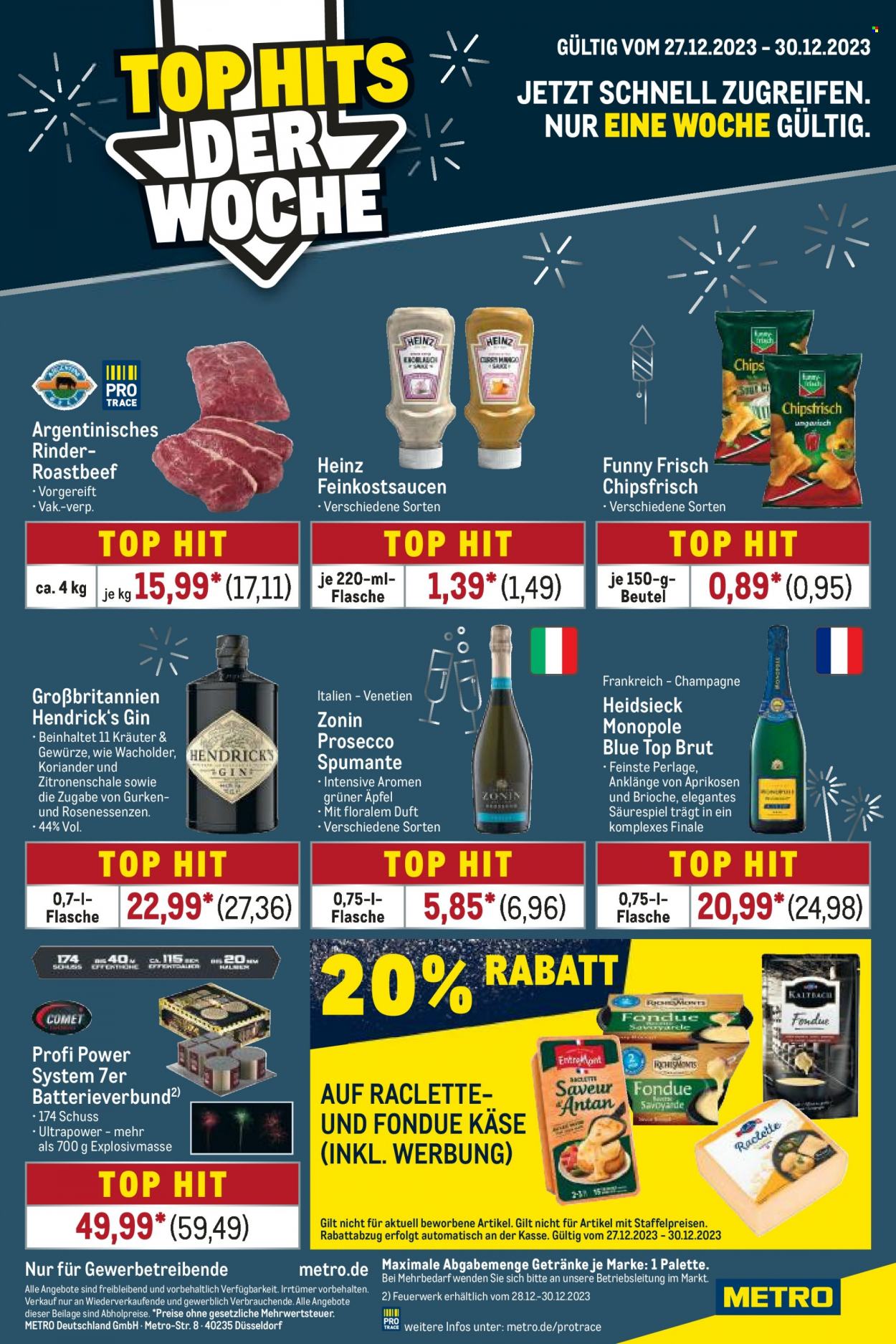 Metro Prospekte  - 27.12.2023 - 30.12.2023. Seite 1