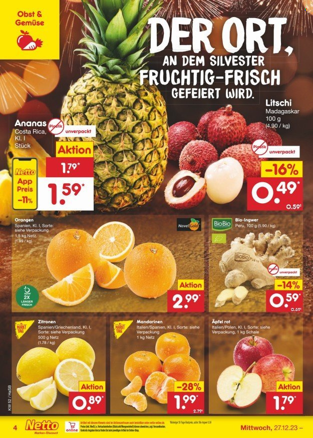 Netto Marken-Discount Prospekte  - 27.12.2023 - 30.12.2023. Seite 4