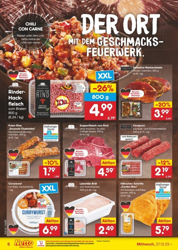 Netto Marken-Discount Prospekte  - 27.12.2023 - 30.12.2023. Seite 6