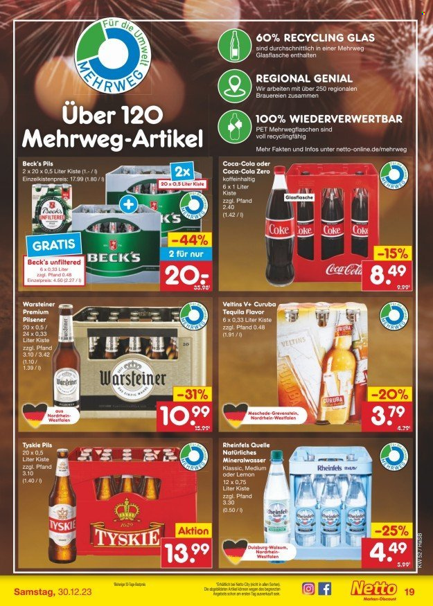 Netto Marken-Discount Prospekte  - 27.12.2023 - 30.12.2023. Seite 21