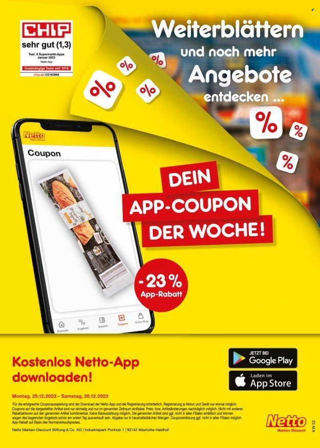 Netto Marken-Discount Prospekte  - 27.12.2023 - 30.12.2023. Seite 45