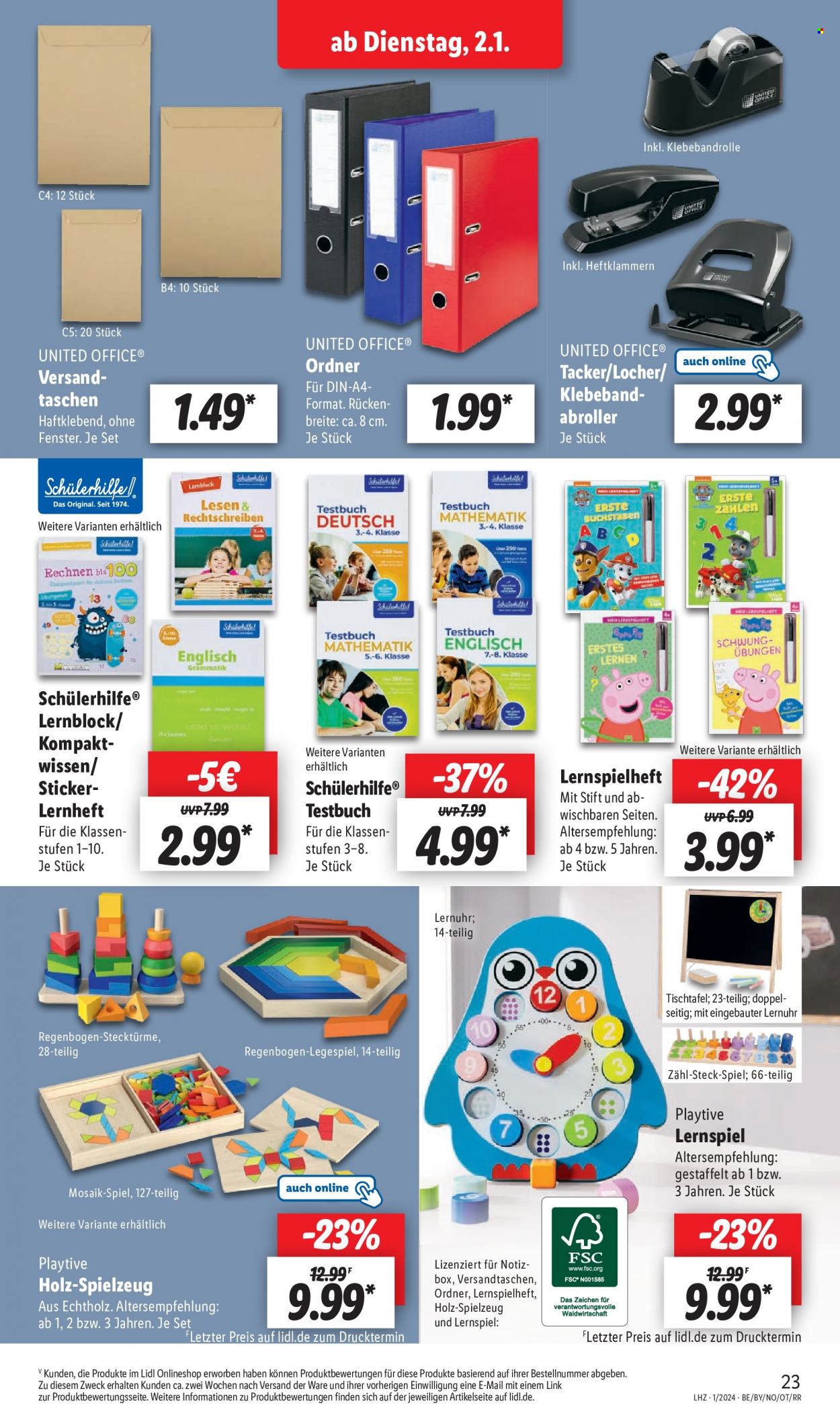 Lidl Prospekte  - 2.01.2024 - 6.01.2024. Seite 29