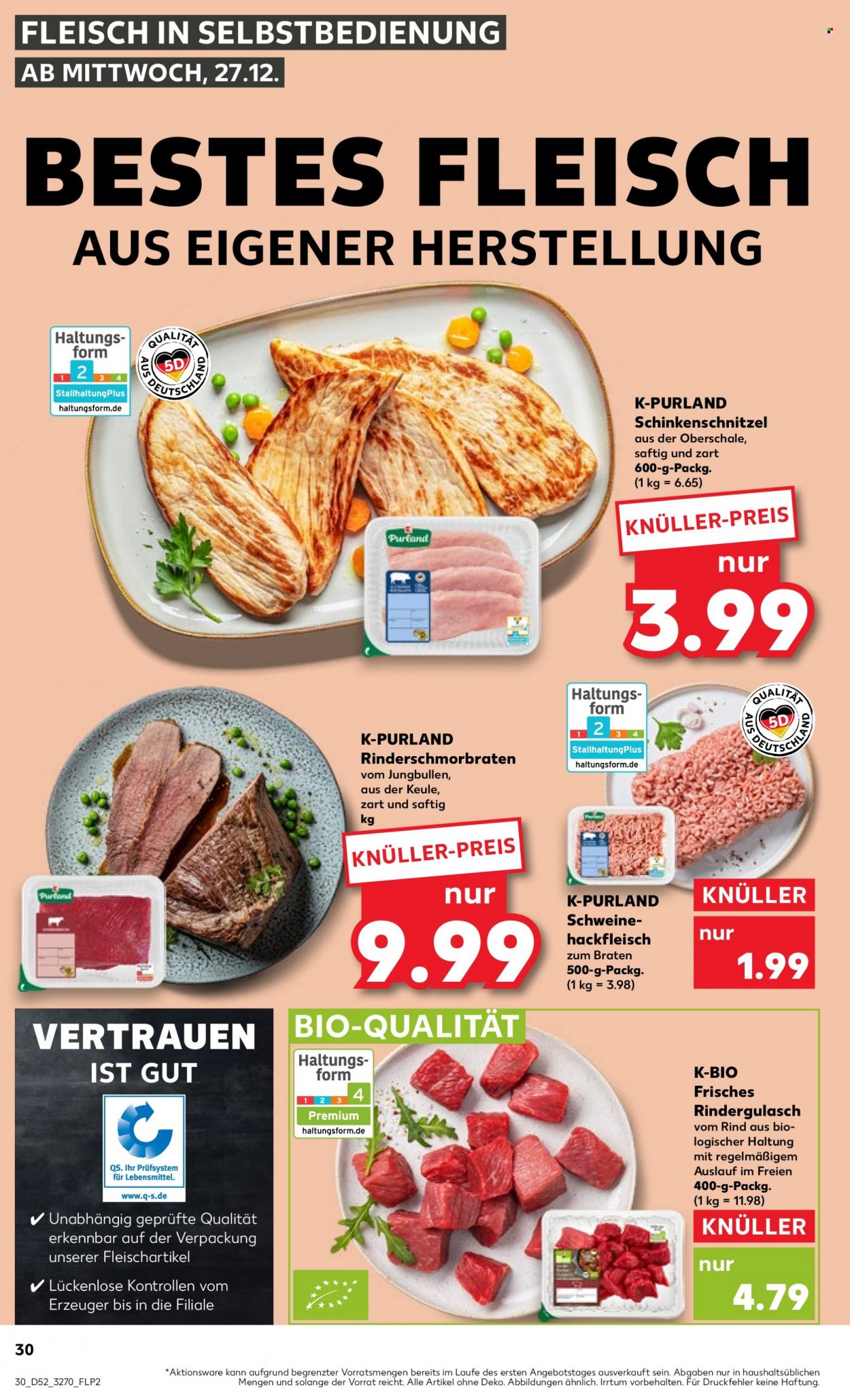 Kaufland Prospekte  - 27.12.2023 - 3.01.2024. Seite 30