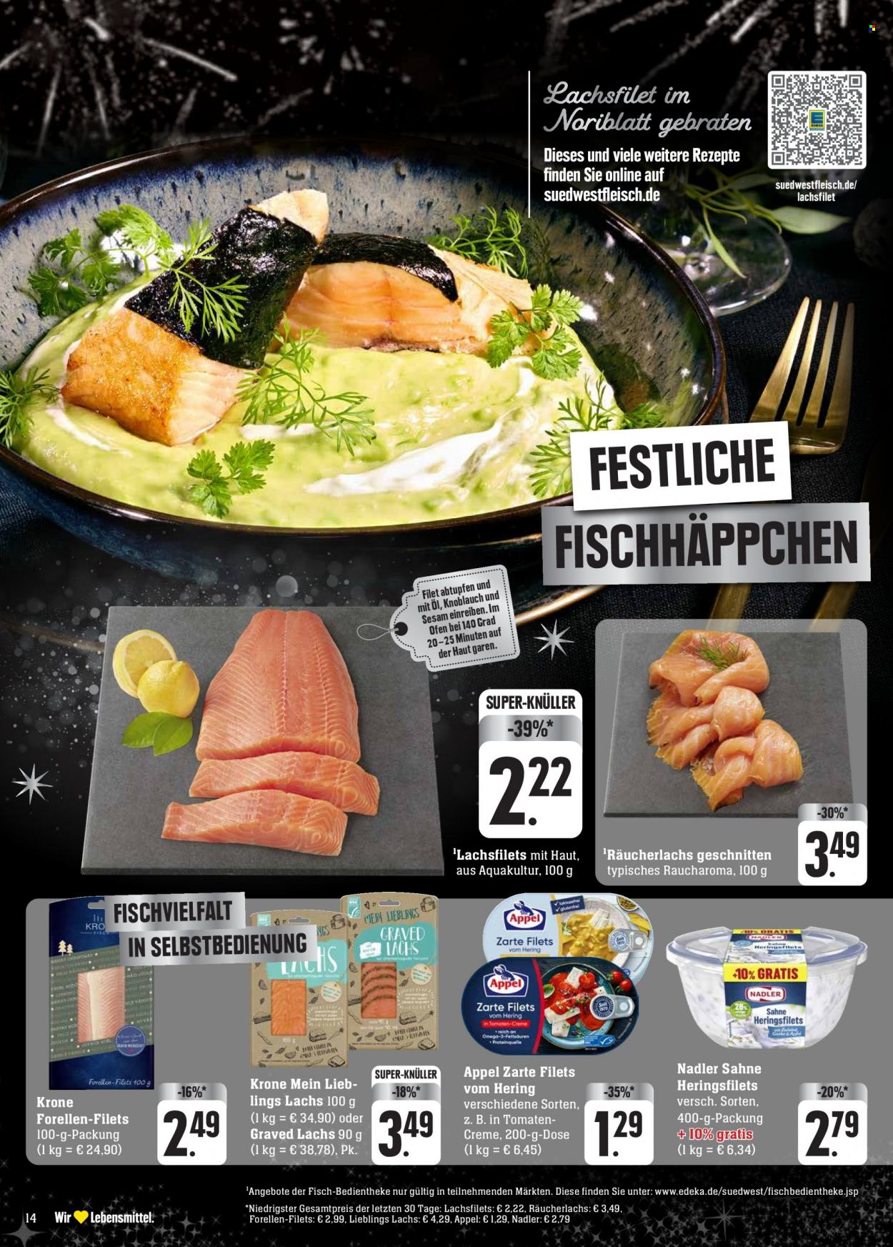 Edeka Prospekte  - 27.12.2023 - 30.12.2023. Seite 14