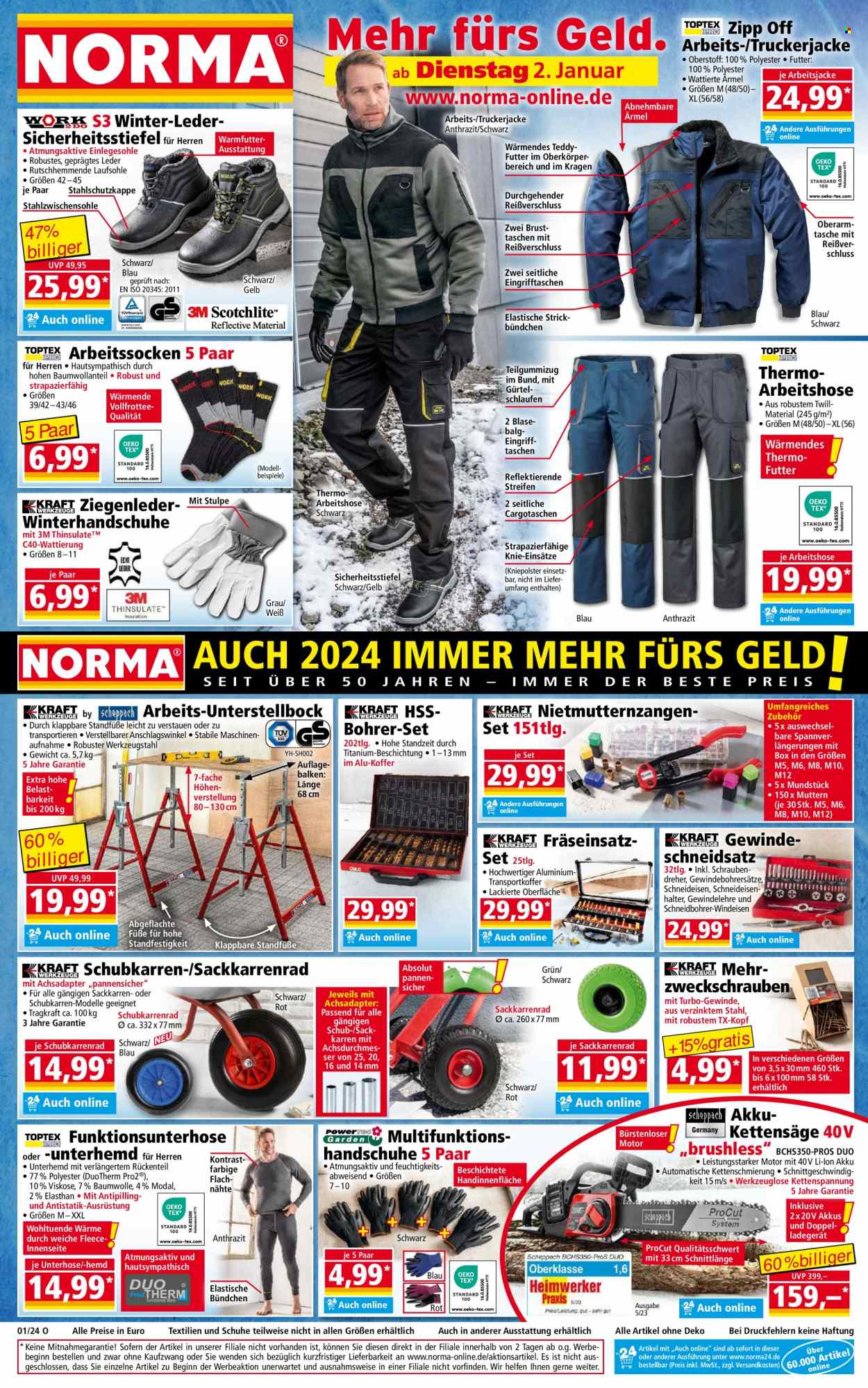 Norma Prospekte  - 2.01.2024 - 7.01.2024. Seite 1