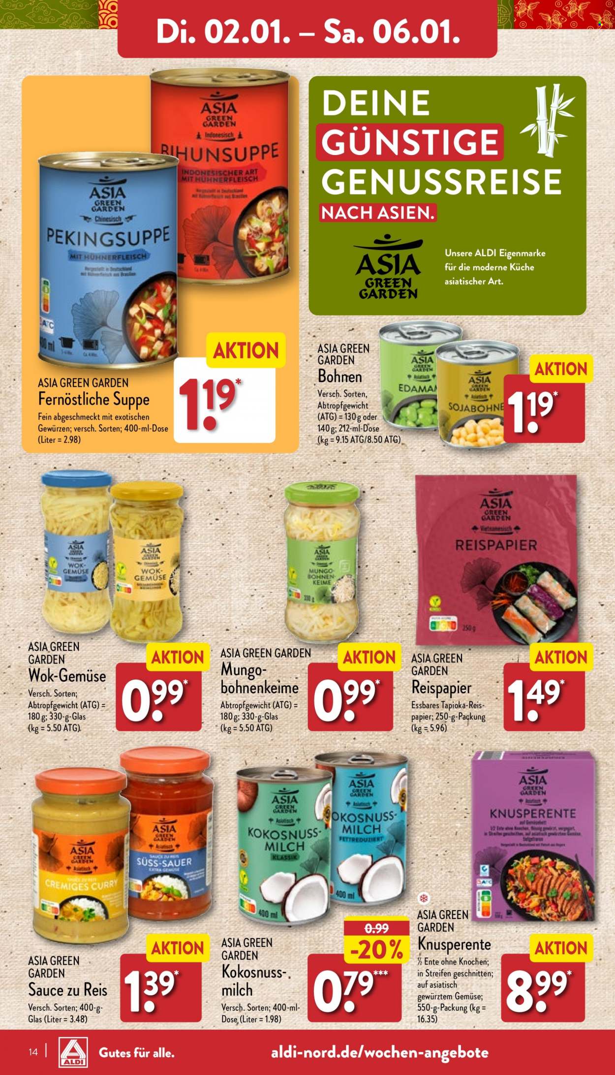 ALDI Nord Prospekte  - 2.01.2024 - 6.01.2024. Seite 14
