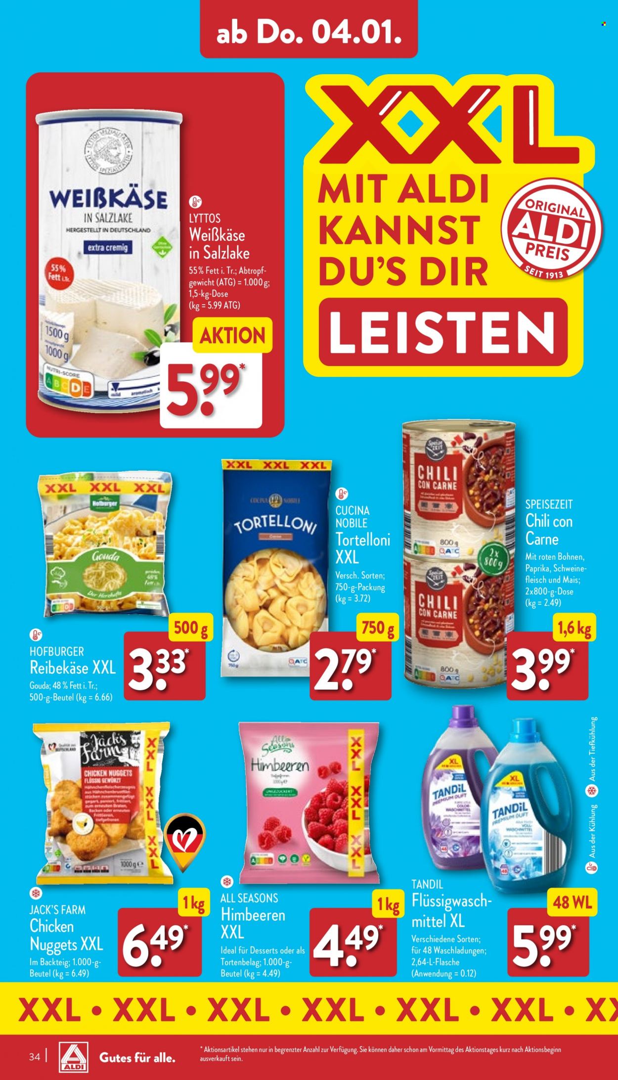 ALDI Nord Prospekte  - 2.01.2024 - 6.01.2024. Seite 34