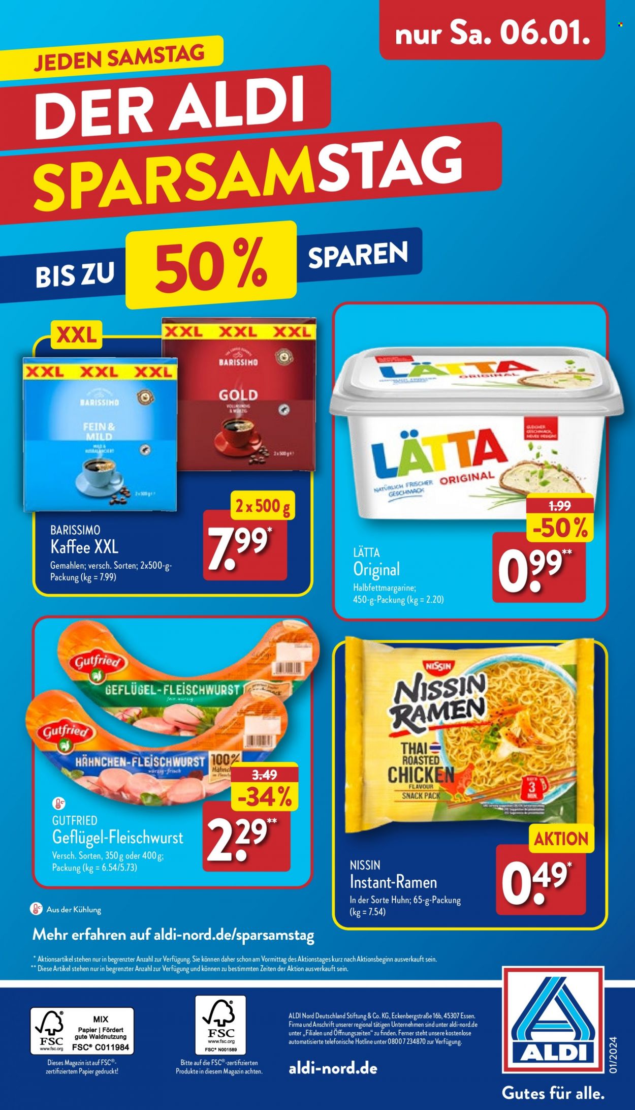 ALDI Nord Prospekte  - 2.01.2024 - 6.01.2024. Seite 46