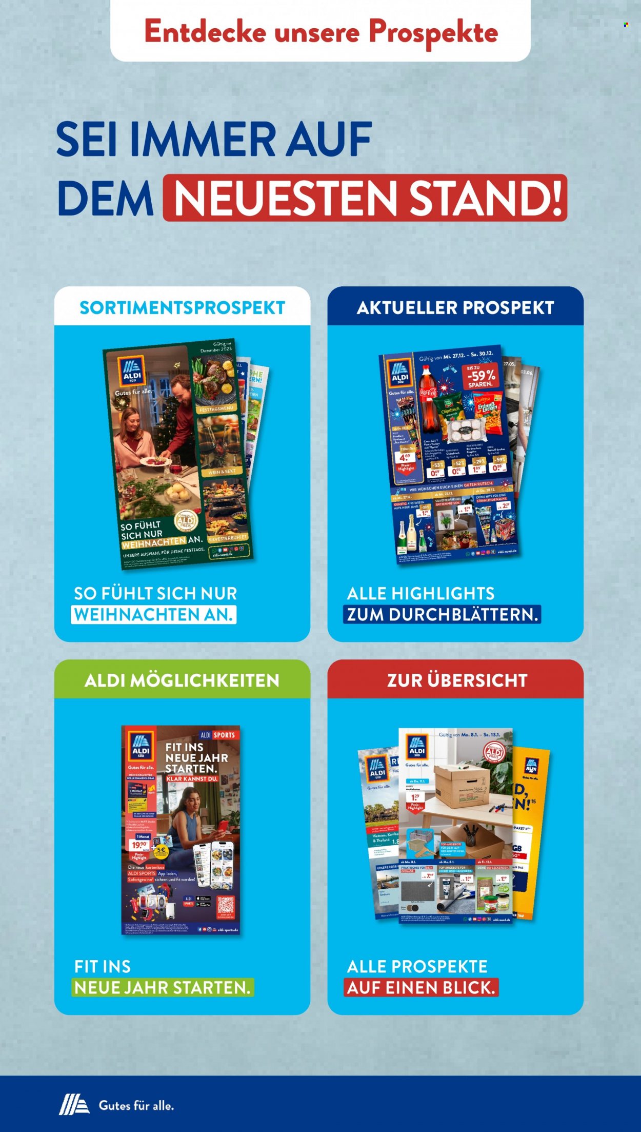 ALDI SÜD Prospekte  - 2.01.2024 - 6.01.2024. Seite 54