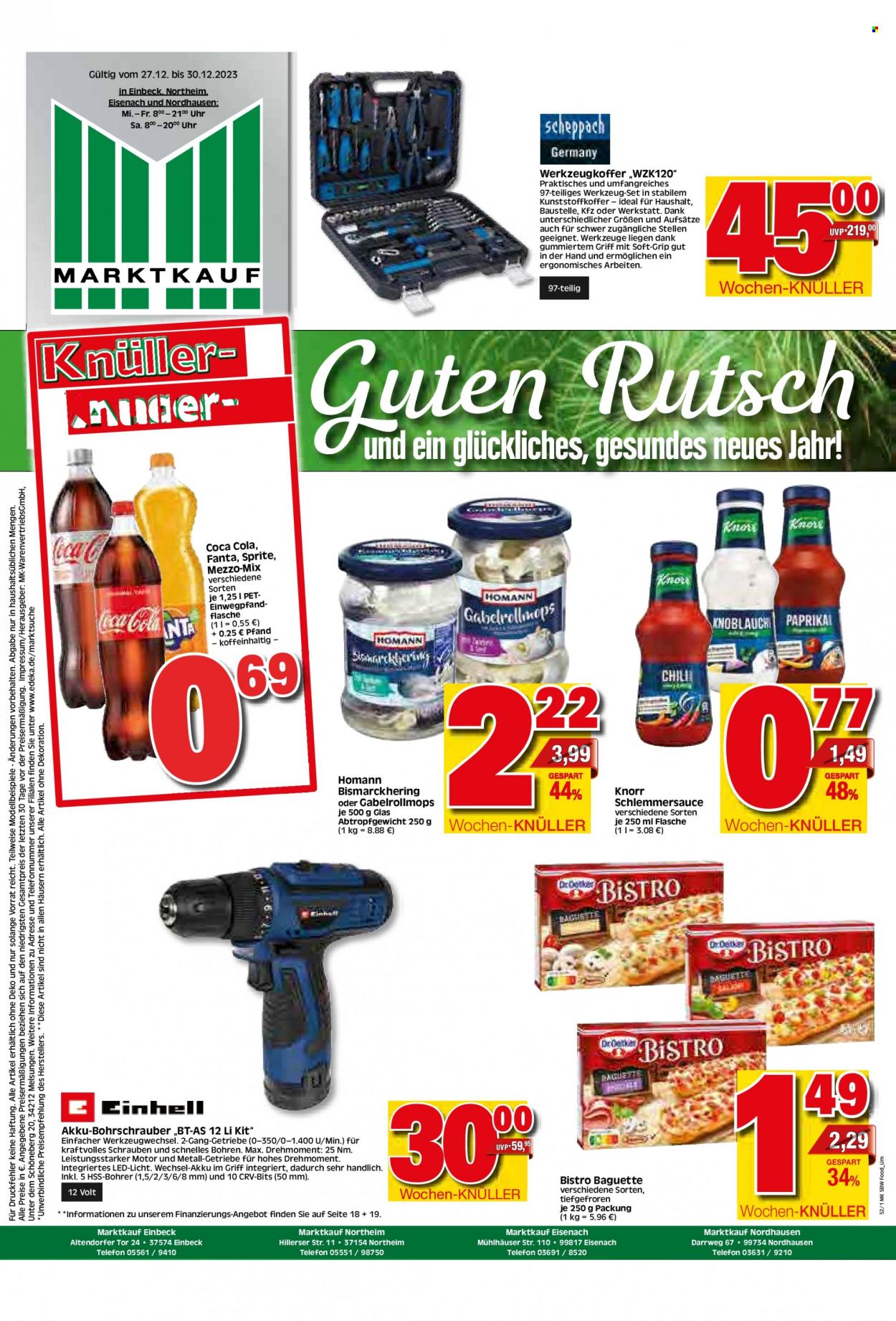 Marktkauf Prospekte  - 27.12.2023 - 30.12.2023. Seite 1