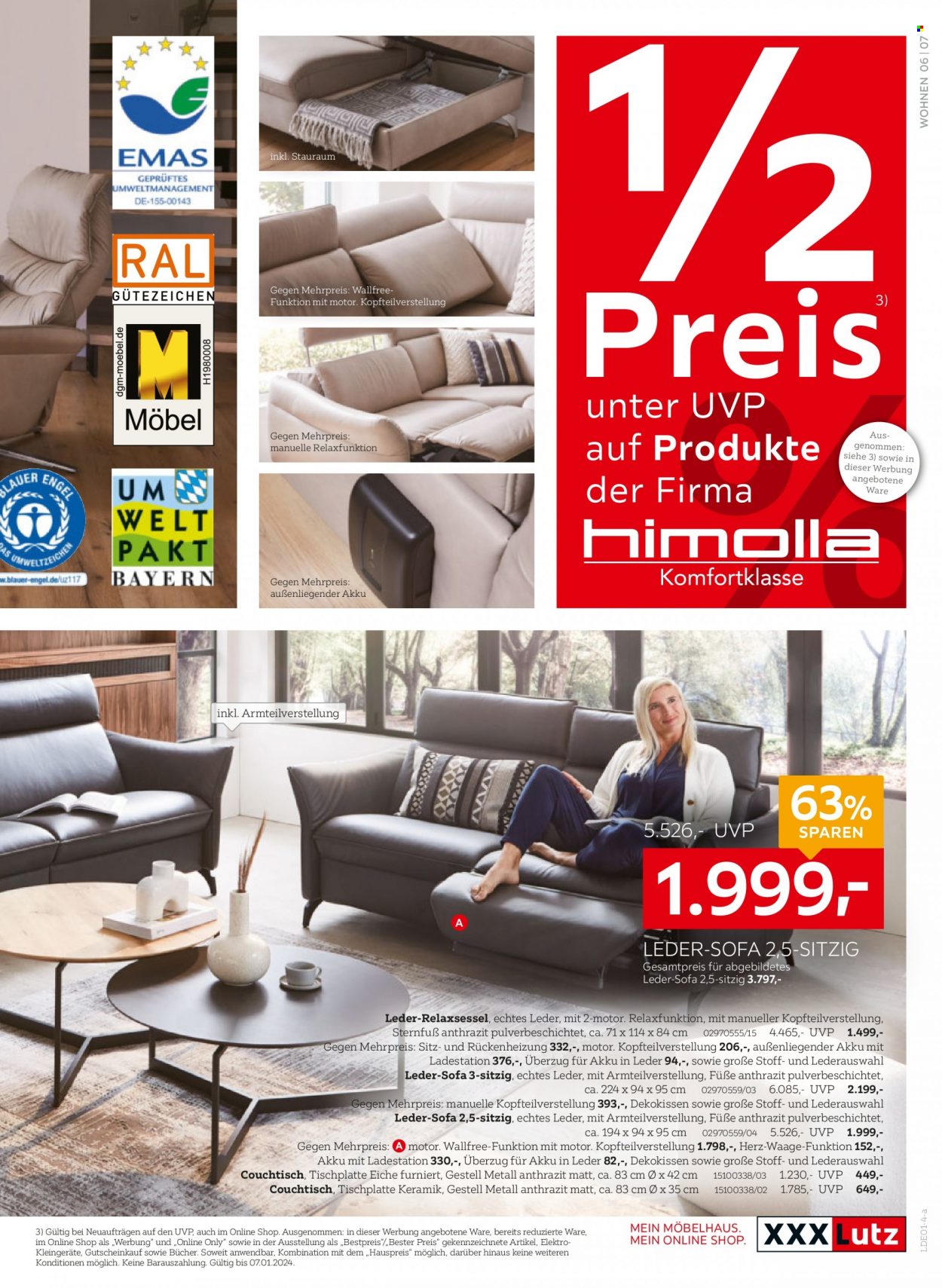 XXXLutz Prospekte  - 24.12.2023 - 7.01.2024. Seite 7
